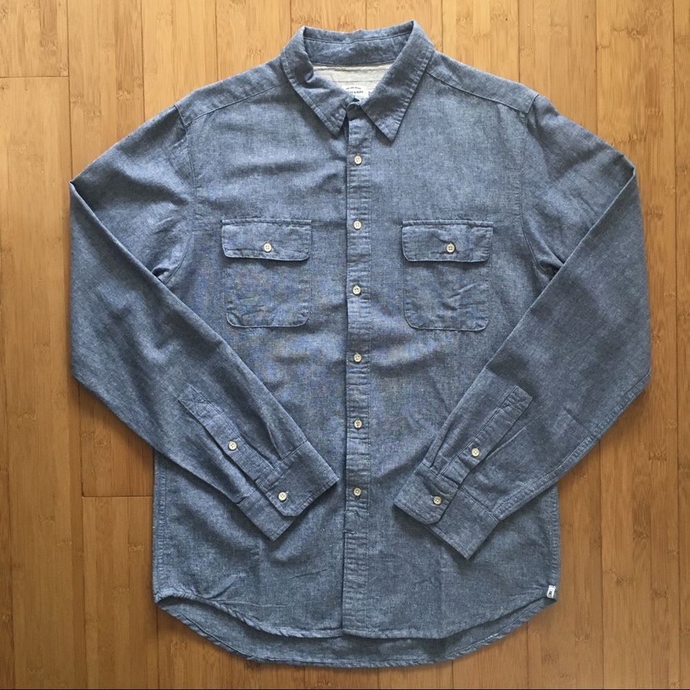 Bridge & Burn Long Sleeve Chambray Shirt